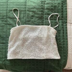 Abercrombie & Fitch Beaded Strapless Top